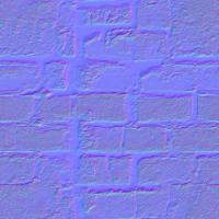 seamless wall bricks normal 0005
